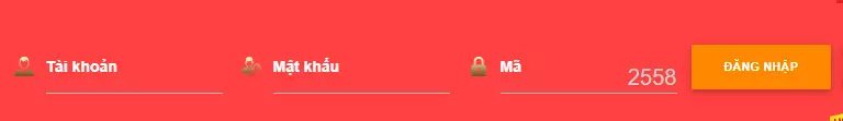 Biểu mẫu đăng nhập vào nhà cái